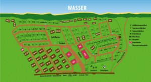 Lageplan Campingplatz Kamminke
